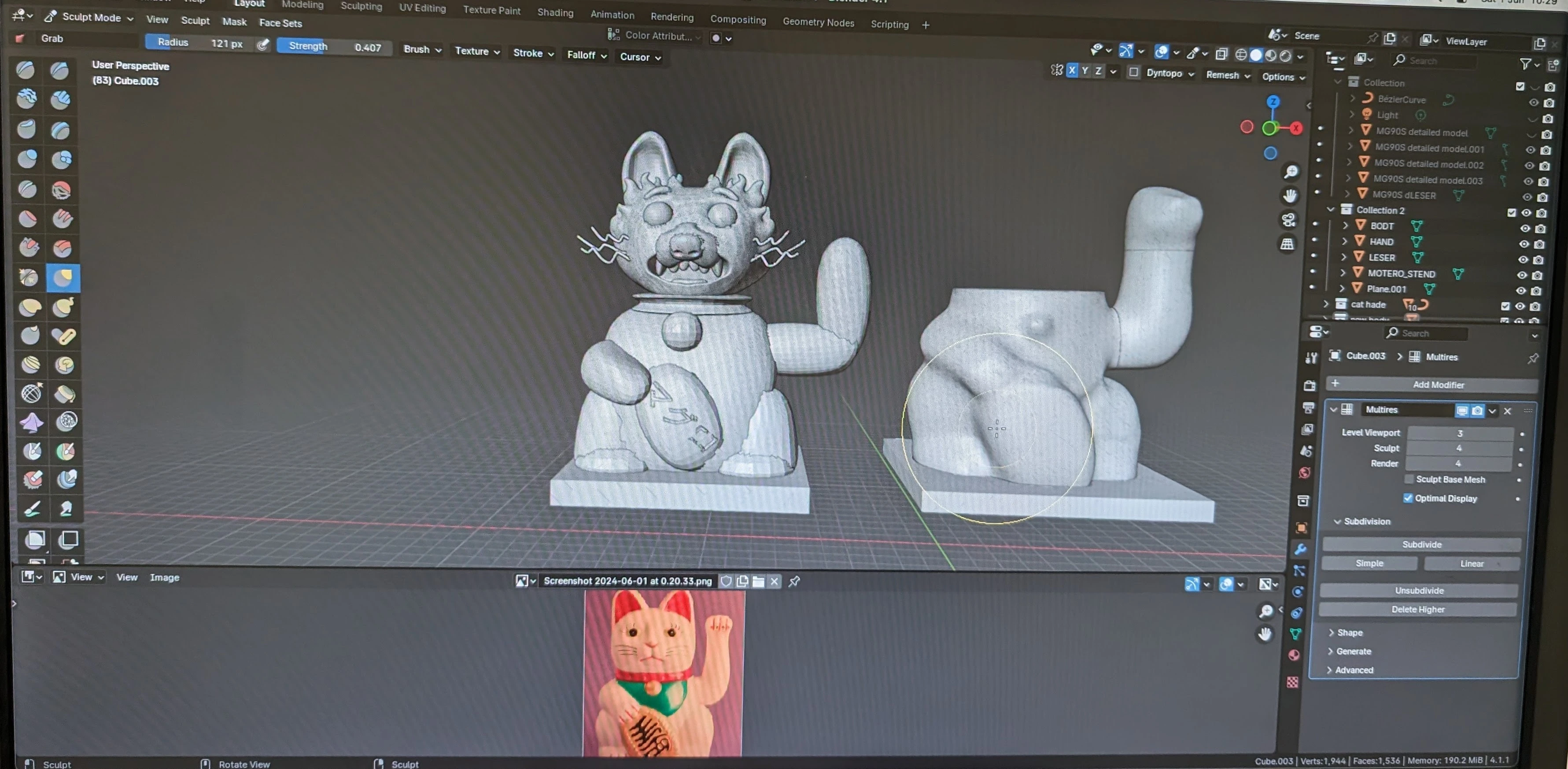 Modeling in Blender